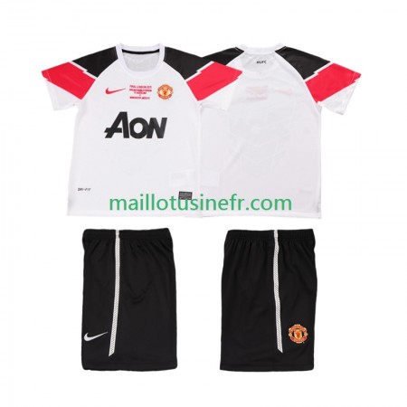 Maillot de Foot Manchester United Champions League 2011 2012 Troisième Retro - Enfant